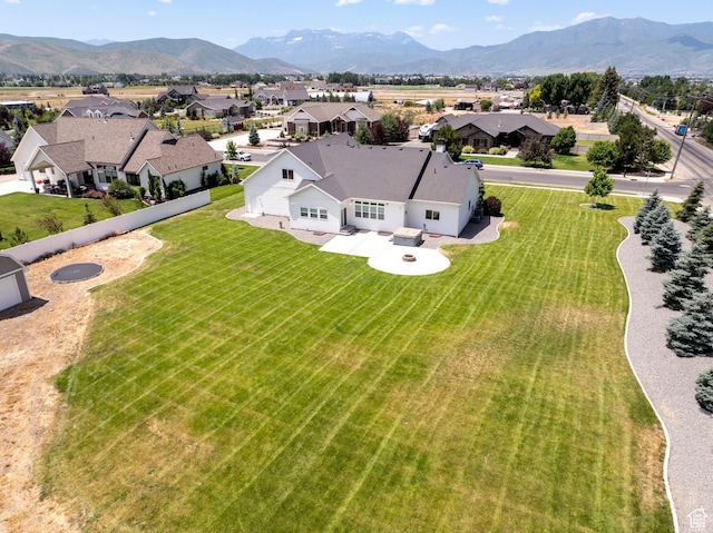 1233 S 2240 E, Heber City, UT 84032 - aerial view of residential area with a mountain backdrop