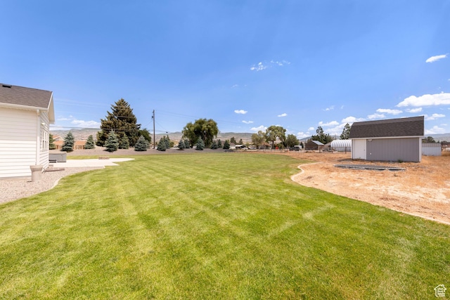 1233 S 2240 E, Heber City, UT 84032 - view of green lawn featuring a shed