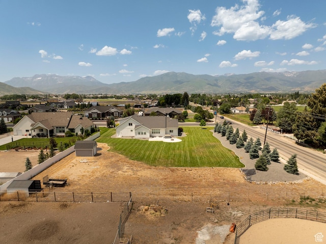 1233 S 2240 E, Heber City, UT 84032 - aerial perspective of suburban area with a mountain backdrop