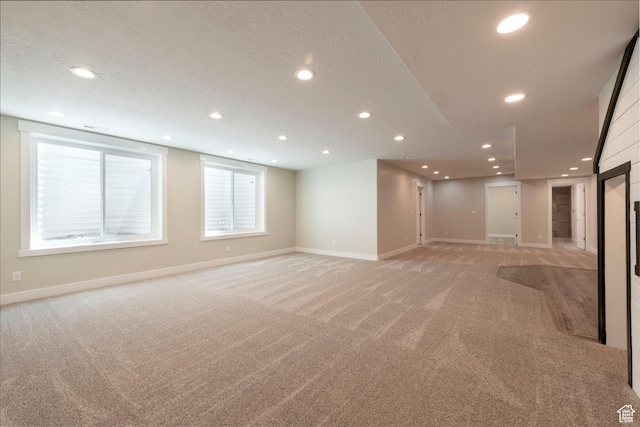 1233 S 2240 E, Heber City, UT 84032 - unfurnished living room with light carpet and recessed lighting