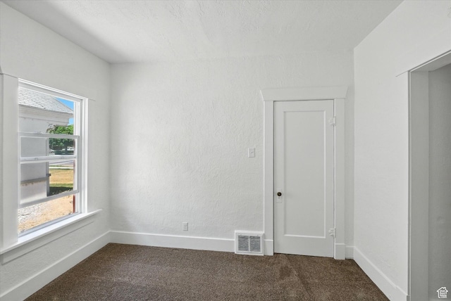 90 W 200 S, Logan, UT 84321 - empty room with dark colored carpet, plenty of natural light, and a textured wall