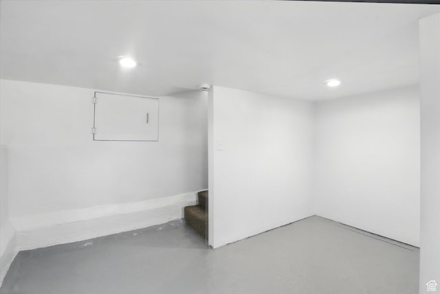 90 W 200 S, Logan, UT 84321 - finished basement with recessed lighting and stairs
