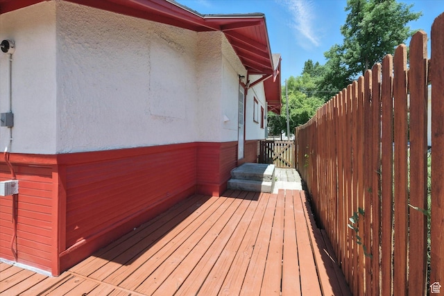90 W 200 S, Logan, UT 84321 - view of wooden deck