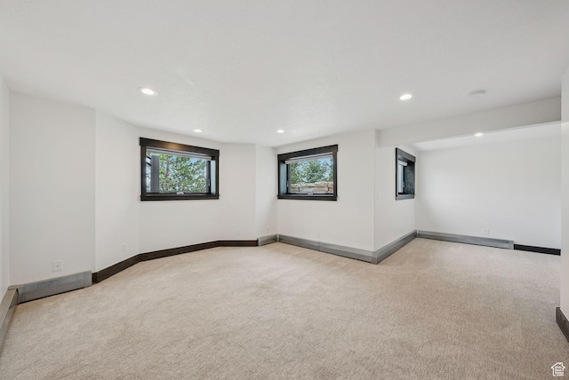 4670 Nelson Ct, Park City, UT 84098 - carpeted spare room with recessed lighting and baseboard heating