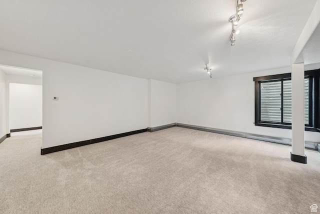 4670 Nelson Ct, Park City, UT 84098 - spare room featuring carpet floors and track lighting