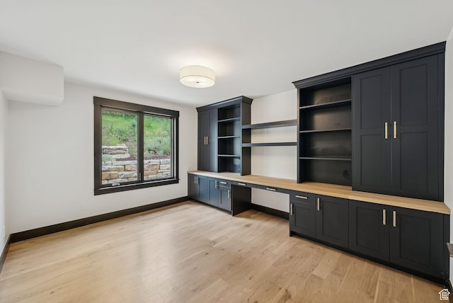 4670 Nelson Ct, Park City, UT 84098 - unfurnished office with built in desk and light wood-style flooring