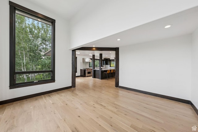 4670 Nelson Ct, Park City, UT 84098 - spare room with plenty of natural light, light wood finished floors, and recessed lighting