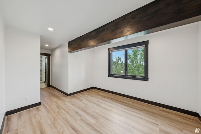 4670 Nelson Ct, Park City, UT 84098 - spare room with wood finished floors and recessed lighting