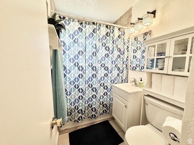 4606 W 5540 S, Kearns, UT 84118 - full bath featuring vanity, a shower with shower curtain, and a textured ceiling
