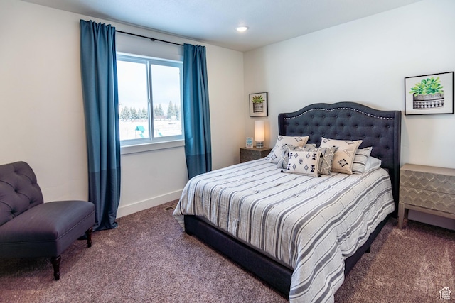 373 W Rendezvous Way N, Garden City, UT 84028 - carpeted bedroom with baseboards and recessed lighting