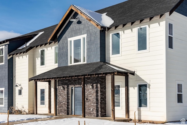 373 W Rendezvous Way N, Garden City, UT 84028 - view of front of home featuring roof with shingles