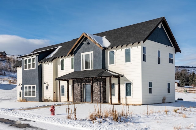 373 W Rendezvous Way N, Garden City, UT 84028 - view of front facade featuring roof with shingles