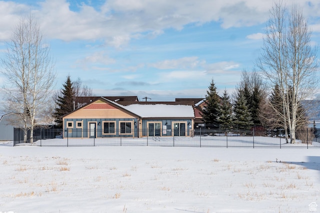 373 W Rendezvous Way N, Garden City, UT 84028 - snow covered property featuring a fenced front yard