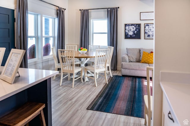 373 W Rendezvous Way N, Garden City, UT 84028 - dining space featuring light wood-type flooring