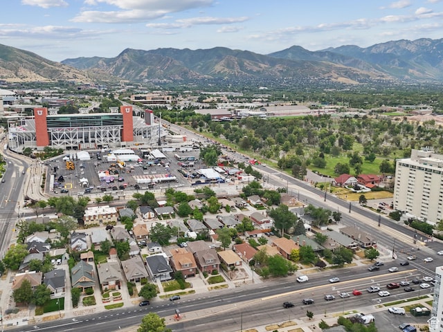 467 S 1300 E, Salt Lake City, UT 84102 - aerial view of property's location with a mountain backdrop
