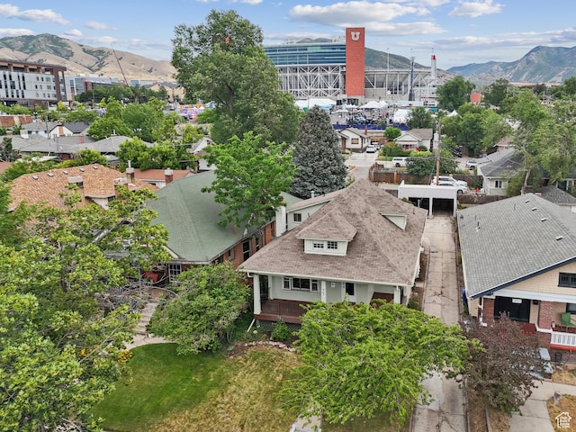 467 S 1300 E, Salt Lake City, UT 84102 - aerial perspective of suburban area with a mountain backdrop