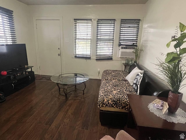 7659 S Lincoln St, Midvale, UT 84047 - living room with wood finished floors and cooling unit