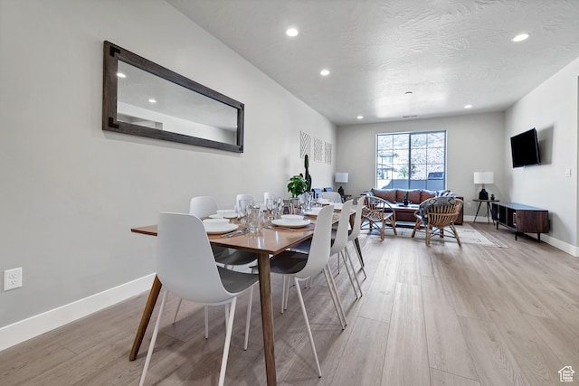 1210 N Mistico Aly, Washington, UT 84780 - dining space featuring light wood finished floors and recessed lighting
