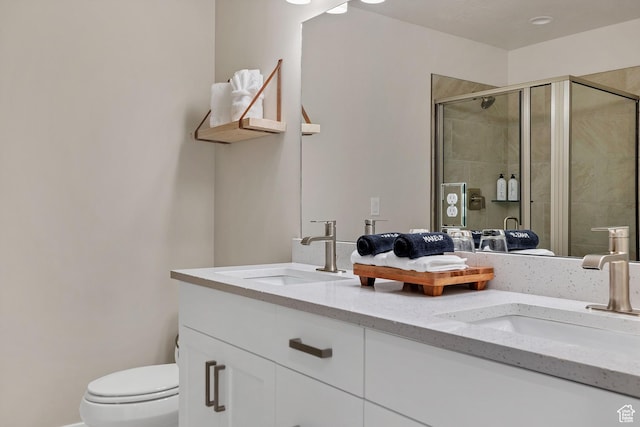 1210 N Mistico Aly, Washington, UT 84780 - full bathroom featuring double vanity and a stall shower