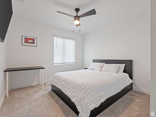 2309 N Wildwood Ln, Heber City, UT 84032 - bedroom with carpet floors and a ceiling fan