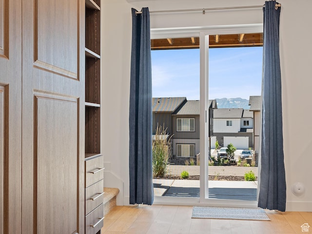 2309 N Wildwood Ln, Heber City, UT 84032 - doorway featuring a residential view
