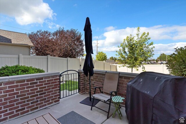 164 S 2875 W, West Point, UT 84015 - fenced backyard with a grill
