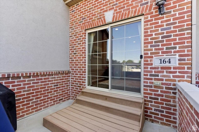 164 S 2875 W, West Point, UT 84015 - property entrance featuring brick siding