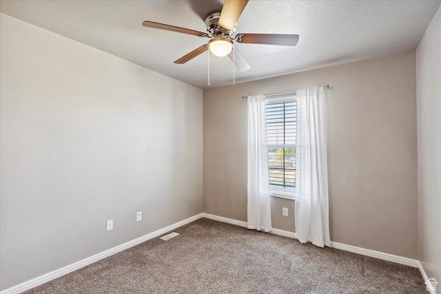 164 S 2875 W, West Point, UT 84015 - spare room featuring carpet, ceiling fan, and a textured ceiling