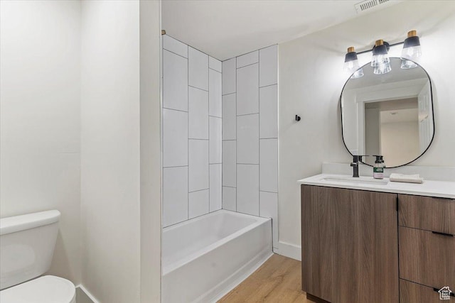 178 Country Club Dr, South Ogden, UT 84405 - bathroom featuring vanity, wood finished floors, and  shower combination