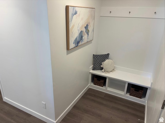 1536 E Pheasant Rd Unit 214, Eagle Mountain, UT 84005 - mudroom featuring dark wood finished floors and baseboards