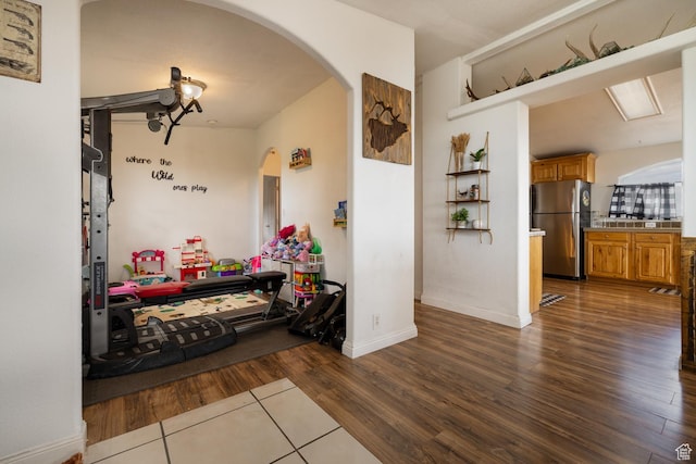 170 S 20300 W, Duchesne, UT 84021 - foyer entrance with arched walkways and dark wood-type flooring