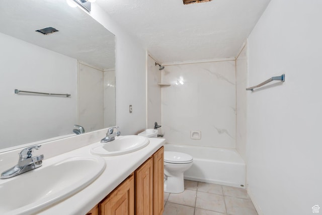 1430 S Heather Ln, Syracuse, UT 84075 - full bath with double vanity, bathtub / shower combination, and tile patterned flooring