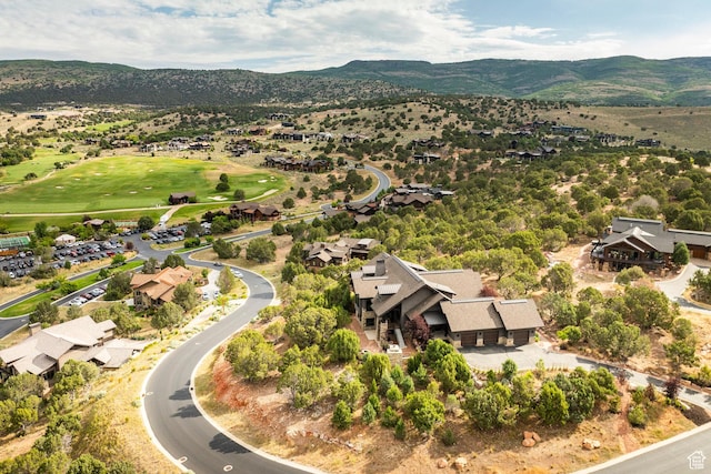 223 N Ibapah Peak Dr, Heber City, UT 84032 - aerial perspective of suburban area featuring a mountain backdrop