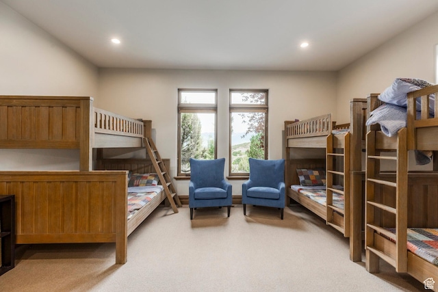 223 N Ibapah Peak Dr, Heber City, UT 84032 - bedroom with light colored carpet and recessed lighting