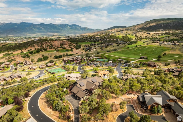 223 N Ibapah Peak Dr, Heber City, UT 84032 - aerial view of property and surrounding area with mountains and nearby suburban area