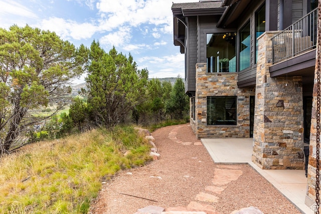 223 N Ibapah Peak Dr, Heber City, UT 84032 - view of yard featuring a balcony