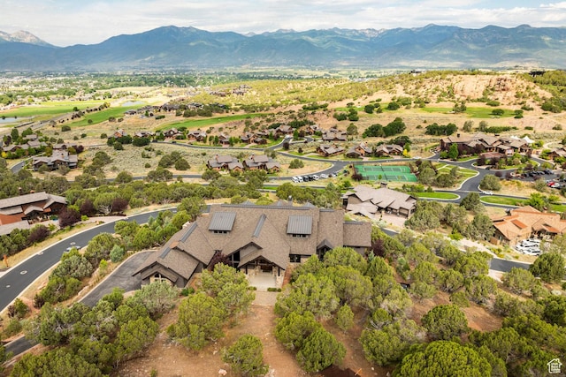 223 N Ibapah Peak Dr, Heber City, UT 84032 - bird's eye view of a mountainous background