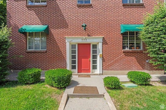 777 E 2nd Ave Unit 3, Salt Lake City, UT 84103 - property entrance with brick siding