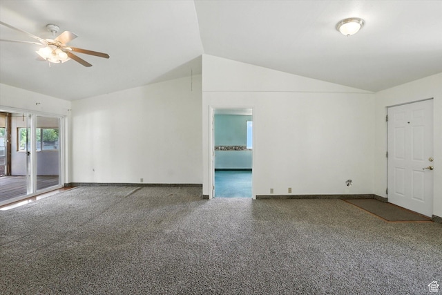 390 N 400 W, Malad City, ID 83252 - spare room featuring a ceiling fan and lofted ceiling