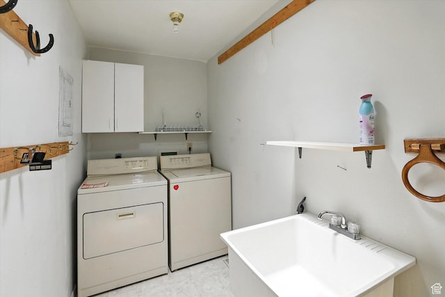 390 N 400 W, Malad City, ID 83252 - washroom featuring washing machine and clothes dryer and cabinet space