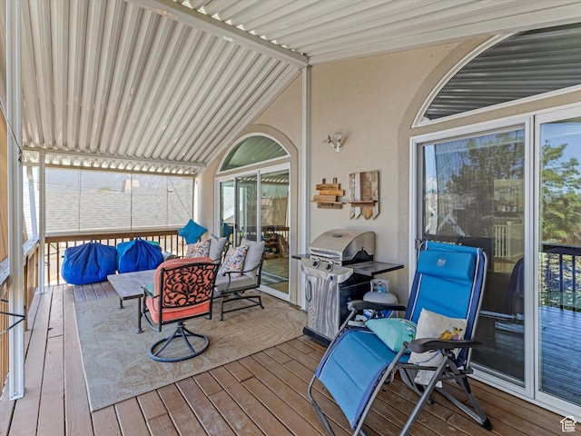 2287 N 470 E, Provo, UT 84604 - wooden deck with a grill