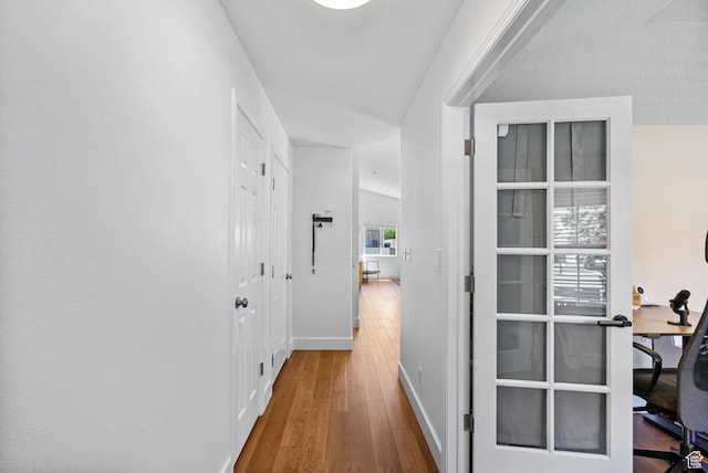 2344 E 1120 S, Spanish Fork, UT 84660 - corridor with hardwood / wood-style flooring and an office area