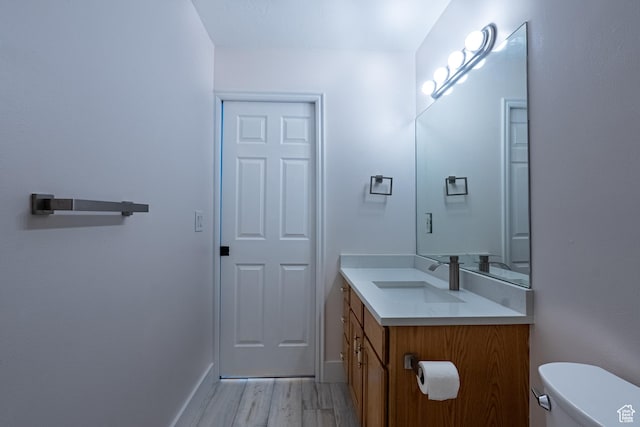 984 S 925 W, Woods Cross, UT 84087 - half bathroom with vanity and wood finished floors
