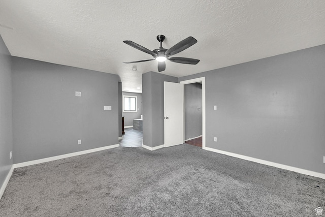 5577 W 4000 S, Hooper, UT 84315 - unfurnished bedroom featuring a textured ceiling, carpet, and a ceiling fan
