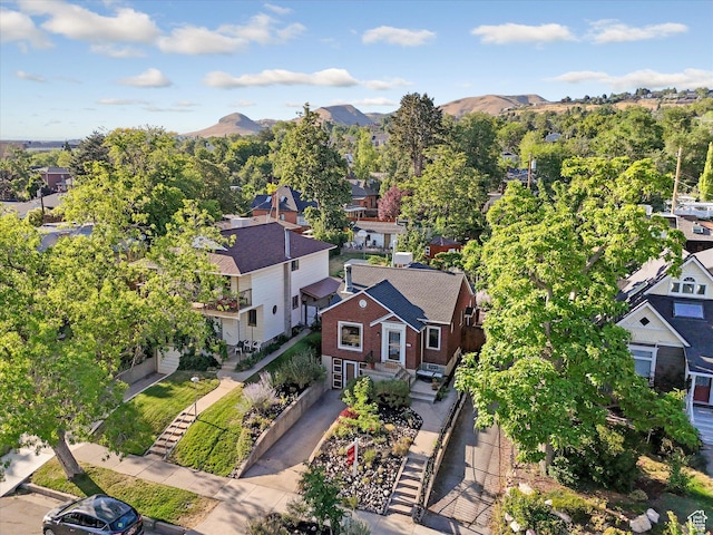467 E 7th Ave N, Salt Lake City, UT 84103 - aerial view of residential area featuring a mountain backdrop