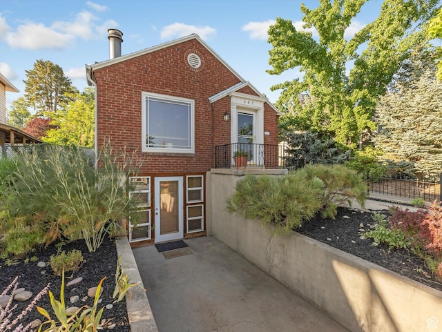 467 E 7th Ave N, Salt Lake City, UT 84103 - view of exterior entry featuring brick siding