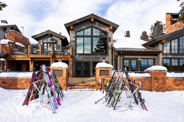 8200 Royal St Unit 43, Park City, UT 84060 - view of front of property with french doors