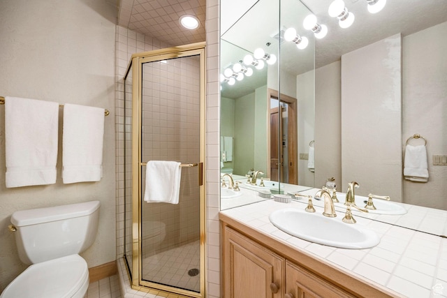 8200 Royal St Unit 43, Park City, UT 84060 - full bathroom with vanity, a stall shower, and tile patterned flooring