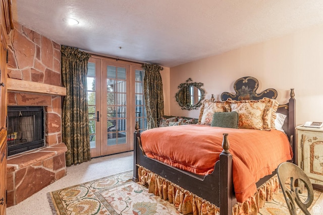 8200 Royal St Unit 43, Park City, UT 84060 - carpeted bedroom with access to outside and a fireplace