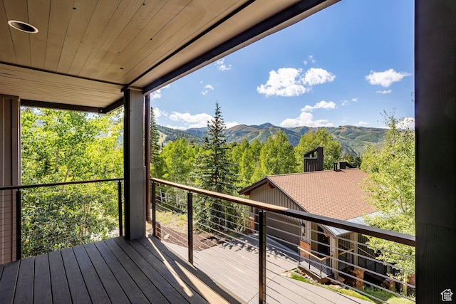 8200 Royal St Unit 43, Park City, UT 84060 - deck with a mountain view